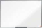 Nobo Non-magnetic Melamine Whiteboard 60 X 90 Cm Aluminium Frame Traditional Corner Mount Includes Pen Tray White Essence Series