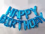 Blue Happy Birthday Balloon Set