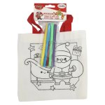 Santa Christmas Bag 6 Piece Diy Decor