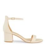 Natura L Pu Ankle Buckle Heels