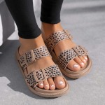 Solesafari Cheetah Sandals - Natural - 8