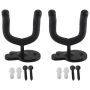 2 Pcs Guitar Wall Mount Hanger Ukulele Stands For Home And Studio