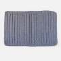 Cotton Crochet Bathmat - Light Grey