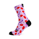 Pink Cherries Socks - Medium
