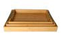 3 Piece Wooden Serving Tray