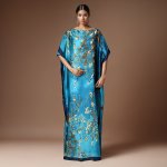 Elegant Women's Imitation Silk Shawl - Versatile Sun-protective Beach Wrap With Chic Floral Print Breathable & Decorative Cape