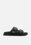 PoP Candy Double Buckle Slides - Black