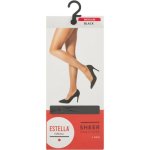 Estella Sheer Pantihose Black Meduim 1 Pack