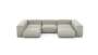 U-shape Sofa - Linen - Stone - 314CM X 199CM