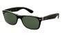 - New Wayfarer - Top Black On Transparent/green - RB2132 6052