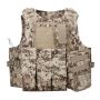 Military Army Airsoft Molle Combat Tactical Vest - Desert Digital