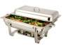Smte Stainless Steel 11 Liter Single Tray Chafing Dish Food Warmer With Keychain