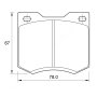 Toyota Kbc Brake Pads Front For Chevrolet Colt Ford Nissan Opel - Spares Direct