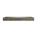 16-PORT Fast Ethernet Poe Switch 250W TEF1218P-16-250W-TE-TEF1218P-16-250W