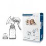 Manual Breast Pump With Silicone Massage Cushion - Bpa Free & Portable