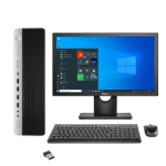 Hp Elitedesk 800 G3 Sff Desktop Combo – Intel Core I5-6500 8GB DDR4 256GB M.2 SSD & Ms Win 10 11 Pro 19" Wide Monitor