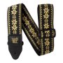 Classic Jacquard Guitar Strap/bass Strap Flower Crown