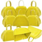 The Dreidel Company Metal Cowbell Noisemaker Cheering Bell New Years School Classroom Wedding Bells & Chimes Percussion Musical