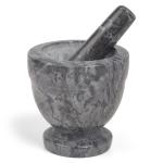Black Marble Pestle And Mortar