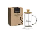 Okiyo Osu Glass & Bamboo Coffee Plunger - 350ML - One-size Natural