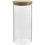 Gls Canister W bamboo Lid Lrg 1 Ea