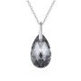 Cde 925 Sterling Silver Bella Necklace With Swarovski Crystals