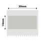NB628 - NIIMBOT - M2_H / M3 - 30X14MM - 375 MATTE SILVER ANTI-COUNTERFEITING LABELS