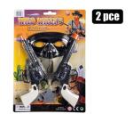 Gun Hand 2PC Wildwest W eye Mask