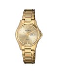 Quartz Gold Stainless Steel Women's Watch EQ0593-85P