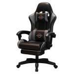 Raptor - Elite Gaming Chair - Jet Black With Grey Trim