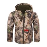 Boys Soft Shell Reversible Jacket In Olive - Olive 11 Years