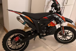 SX50 50CC 2 Stroke Air-cooled 3HP MINI Dirt Bike - Orange Sticker Kit 4-10 Years - Orange