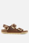 Birkenstock Milano Big Buckle Leather Narrow - Cognac
