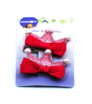 Glitter Crown Duckclips 2 Pack - Pink