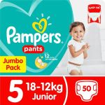 Pampers Pants - Size 5 Jumbo Pack - 50 Nappies