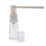 10ML Clear Glass Aromatherapy Bottle With Throat Sprayer 18 65