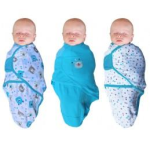 Bo Jungle Wrap Bear 3-PACK Blue Small