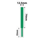 NB406 - - B18 N1 - 12.5X109MM - 60 Green Cable Labels