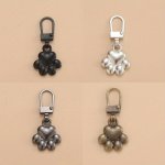 5PCS Dog Footprint Style Zipper Slider Puller Instant Zipper Repair Kit Replacement For Broken Buckle Travel Bag Suitcase Zipper
