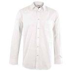Mens Long Sleeve Haiden Shirt White