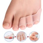 2PCS Transparent Silicone Gel Toe Protectors Comfortable Wrap To Protect Foot Toe