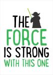The Force - Acrylic Wall Print - A0