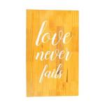 Light Wood Signs Love NEVERSIGNBOARD47 65CM