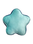 Star Shaped Velvet Scatter Cushion - One Size Green