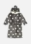 Panda Heart Hooded Fleece Gown
