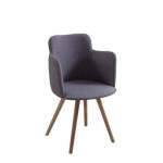 Eli Upholstered Chair Grey
