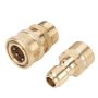 Pressure Washer Adapter Set 5000 Psi Brass M22