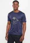 ASICS Fujitrail Logo Short Sleeve Top - Midnight
