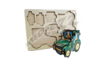 3D Farm Tractor Big 7PIECE