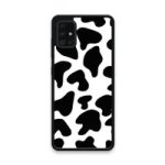 Custom Printed Tpu Cases - Samsung Galaxy A51 & 39 Black Cow Print& 39 By